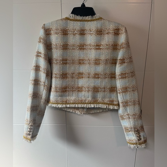 NWT Walter Baker Annabelle Jacket in Enchanted Tweed Size Medium - Picture 7 of 16